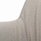 كرسي بمساند للذراعين ومقعد مبطن وأرجل فولاذية، صنع في إيطاليا - أسكولي Viadurini