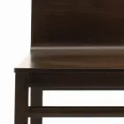 كرسي بهيكل من خشب الرماد وقشرة من خشب البلوط صنع في إيطاليا - إميليا Viadurini