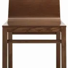 كرسي بهيكل من خشب الرماد وقشرة من خشب البلوط صنع في إيطاليا - إميليا Viadurini