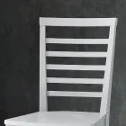 كرسي مطبخ بتصميم إيطالي من خشب الزان الصلب - جانين Viadurini