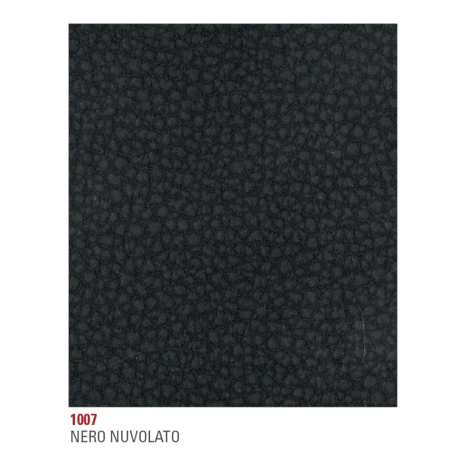 كرسي مطبخ مُنجّد بالكامل بجلد صديق للبيئة، صنع في إيطاليا، قطعتان - ماريا Viadurini