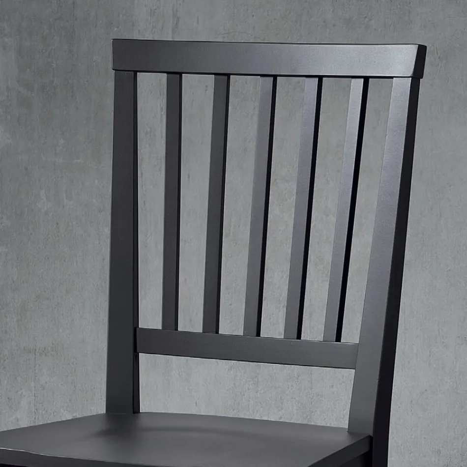 كرسي مطبخ من خشب الزان الصلب بتصميم إيطالي أنيق - روزيتا Viadurini