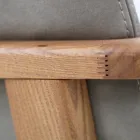 كرسي طعام بمساند للذراعين من خشب الدردار، صنع في إيطاليا - بيتسي Viadurini