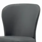 كرسي طعام بمقعد وأرجل مبطنة، صنع في إيطاليا - فيرونا Viadurini