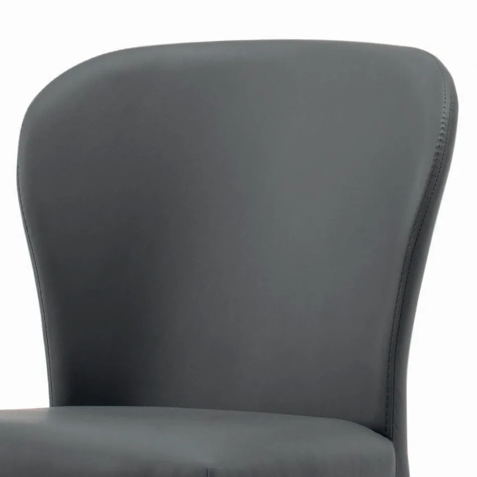 كرسي طعام بمقعد وأرجل مبطنة، صنع في إيطاليا - فيرونا Viadurini