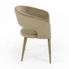 كرسي غرفة المعيشة بمقعد مخملي مصنوع في إيطاليا - سافيجنانو Viadurini