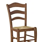 كرسي غرفة المعيشة من خشب الزان مع مقعد من القش صنع في إيطاليا - تمارا Viadurini