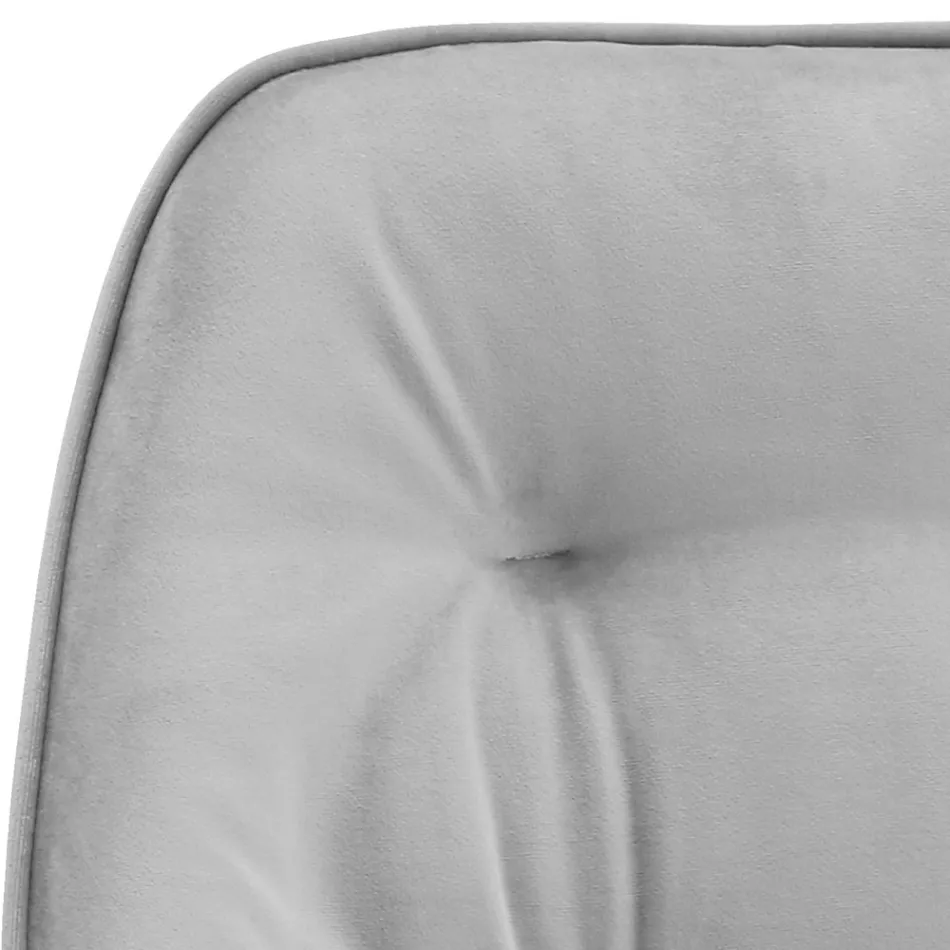 كرسي غرفة المعيشة من الخشب المصقول ومقعد مخملي صنع في إيطاليا - Attendo Viadurini