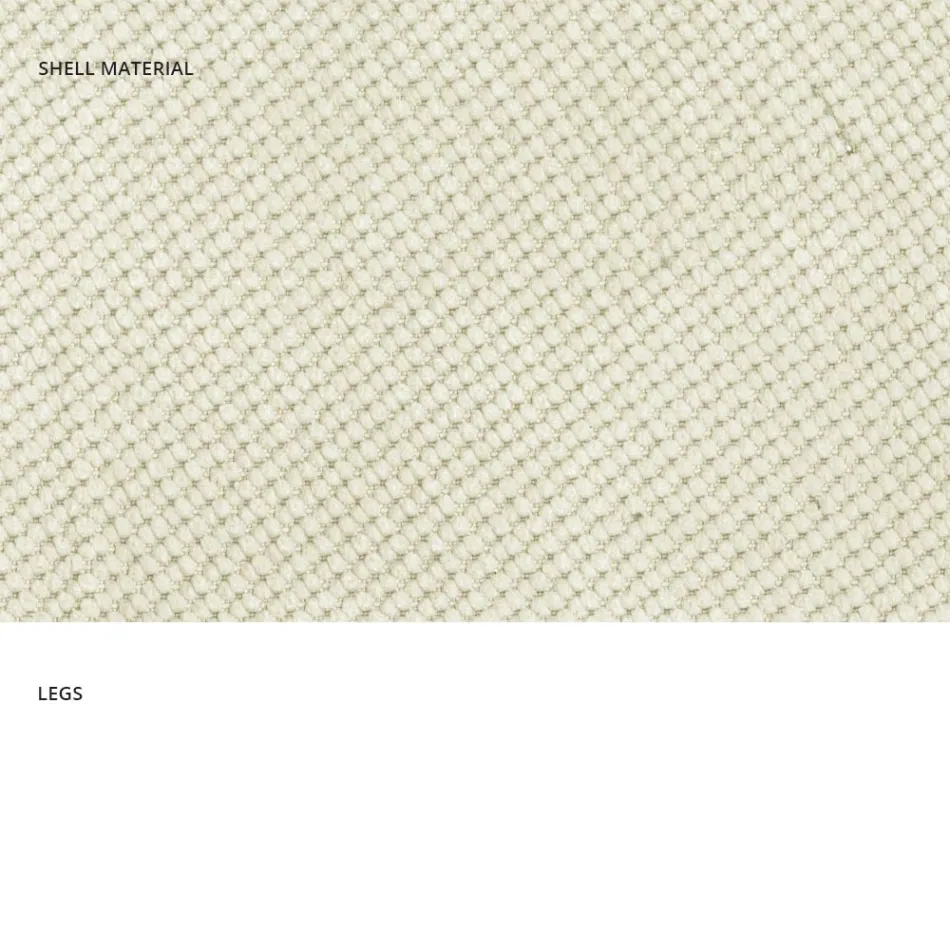 كرسي معيشة عصري من القماش والمعدن صنع في إيطاليا، مصر Viadurini