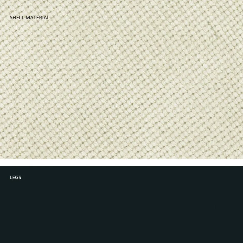 كرسي معيشة عصري من القماش والمعدن صنع في إيطاليا، مصر Viadurini