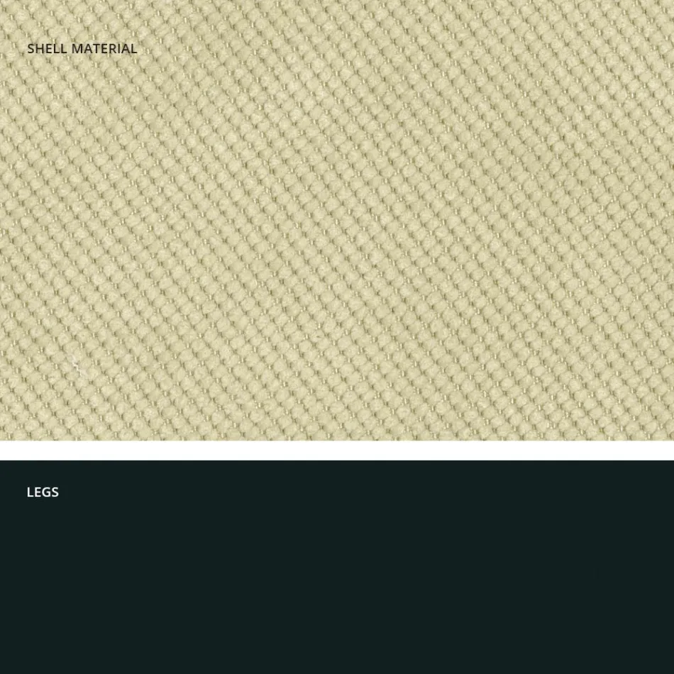 كرسي معيشة عصري من القماش والمعدن صنع في إيطاليا، مصر Viadurini