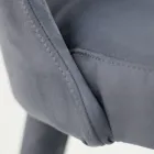 كرسي غرفة المعيشة مُنجّد بتقنية تيكنوفيبرا، صنع في إيطاليا - ستينكو Viadurini