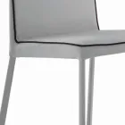 كرسي غرفة المعيشة مُنجّد ومُطلي بأرجل مصنوعة في إيطاليا - كاتانيا Viadurini