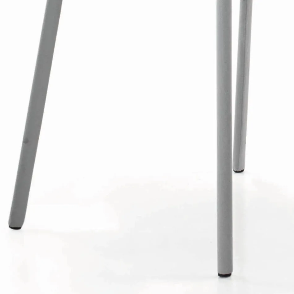 كرسي غرفة المعيشة مُنجّد ومُطلي بأرجل مصنوعة في إيطاليا - كاتانيا Viadurini