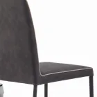 كرسي غرفة المعيشة مُنجّد ومُطلي بأرجل مصنوعة في إيطاليا - كاتانيا Viadurini