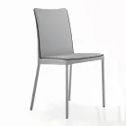 كرسي غرفة المعيشة مُنجّد ومُطلي بأرجل مصنوعة في إيطاليا - كاتانيا Viadurini