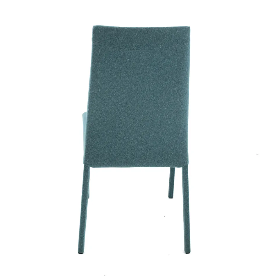 كرسي غرفة المعيشة مغطى بقماش مصنوع في إيطاليا - روزلين Viadurini