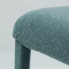 كرسي غرفة المعيشة مغطى بقماش مصنوع في إيطاليا - روزلين Viadurini