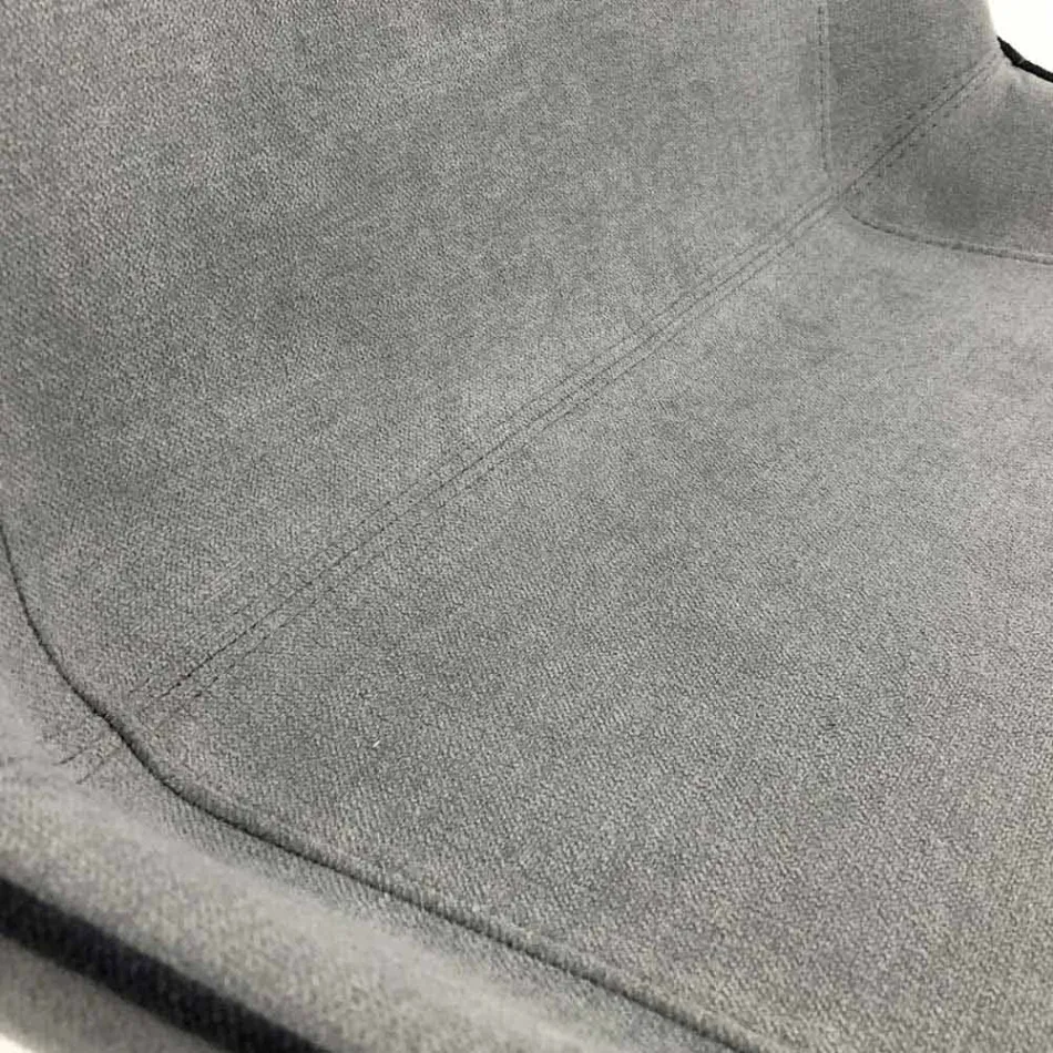 كرسي بتصميم من القماش بأرجل مربعة صنع في إيطاليا، 4 قطع - أوريلا Viadurini