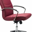 كرسي تنفيذي من مكتب ديبورا للمعطف الجلدي Viadurini