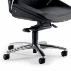 كرسي تنفيذي من جلد الزان من تصميم آدا أنجيلو بينافو وجورجي Viadurini