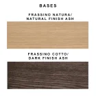 كرسي أنيق بتصميم عصري من المخمل الملون والخشب - بيزيه Viadurini