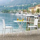 كرسي حديقة قابل للتكديس مصنوع من البولي بروبيلين والألياف الزجاجية - Ciop Viadurini