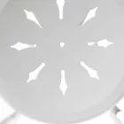 كرسي خارجي قابل للتكديس مصنوع من المعدن في إيطاليا، قطعتين - Authority Viadurini