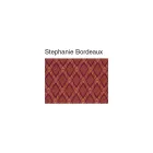 كرسي من الخشب والقماش بتصميم كلاسيكي بمسند ظهر متقاطع - ديبوسي Viadurini