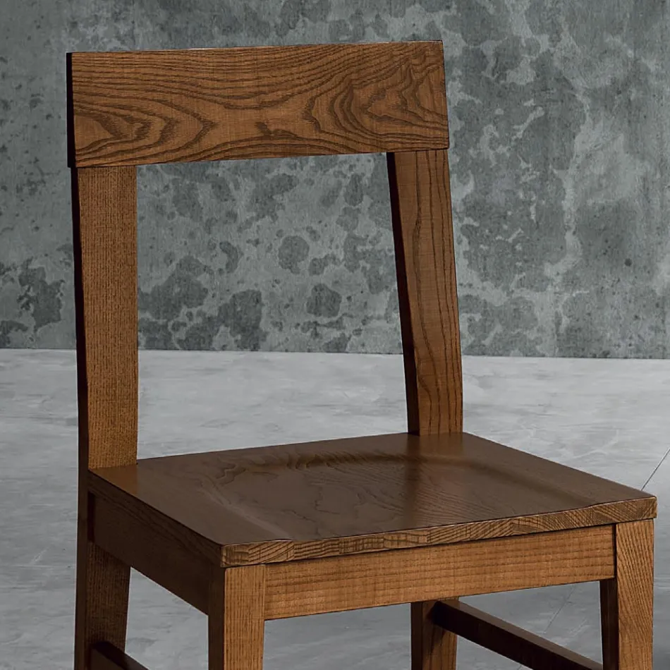 كرسي مطبخ من خشب الزان ماسيلو، تصميم إيطالي - صوفيا Viadurini