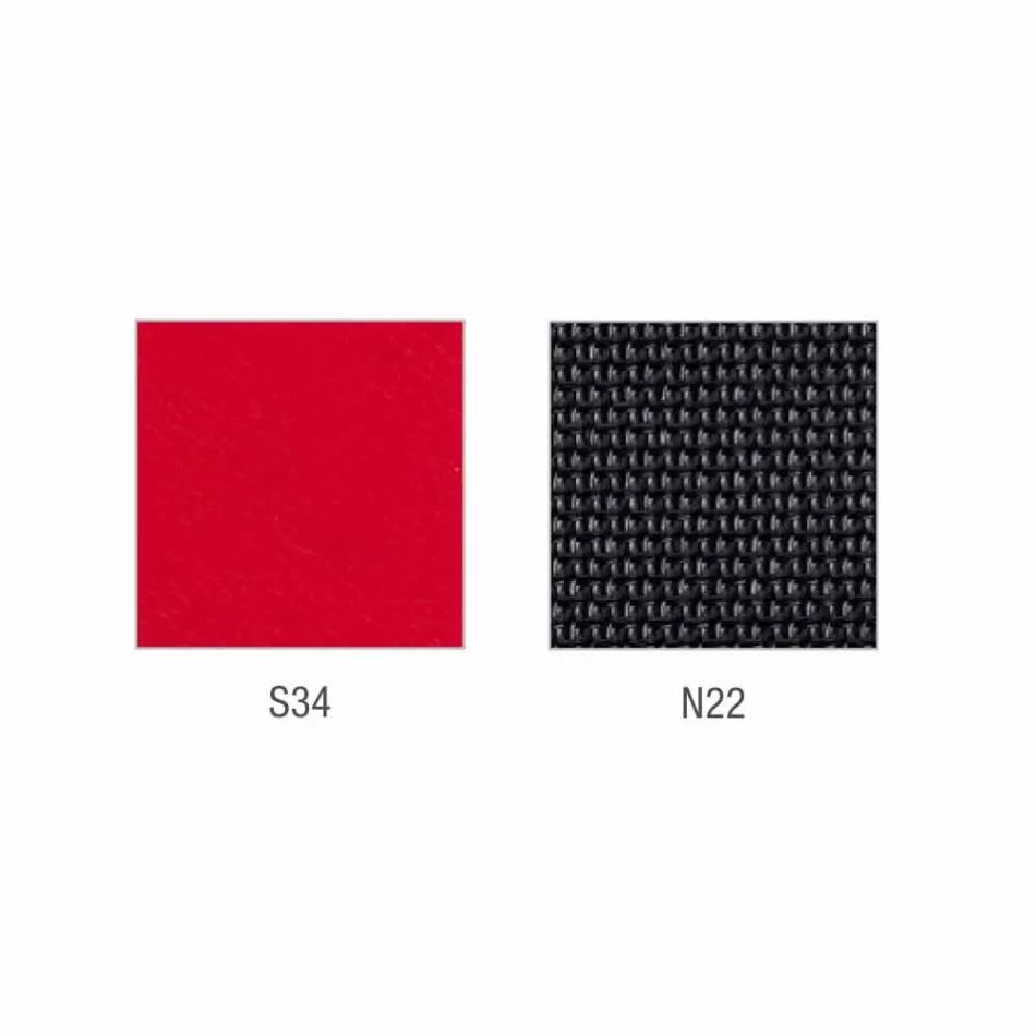 كرسي مينا المصنوع من الجلد الصناعي شبه الاتجاهي والعملي مصنوع في إيطاليا Viadurini