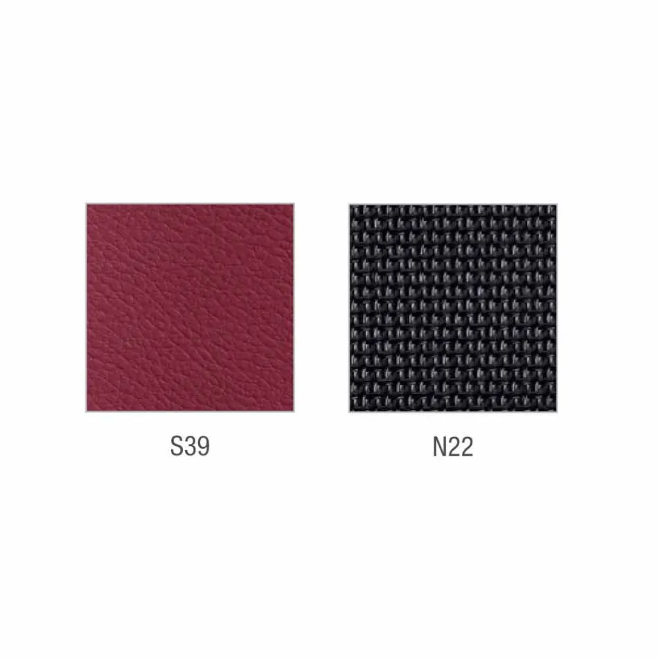 كرسي مينا المصنوع من الجلد الصناعي شبه الاتجاهي والعملي مصنوع في إيطاليا Viadurini