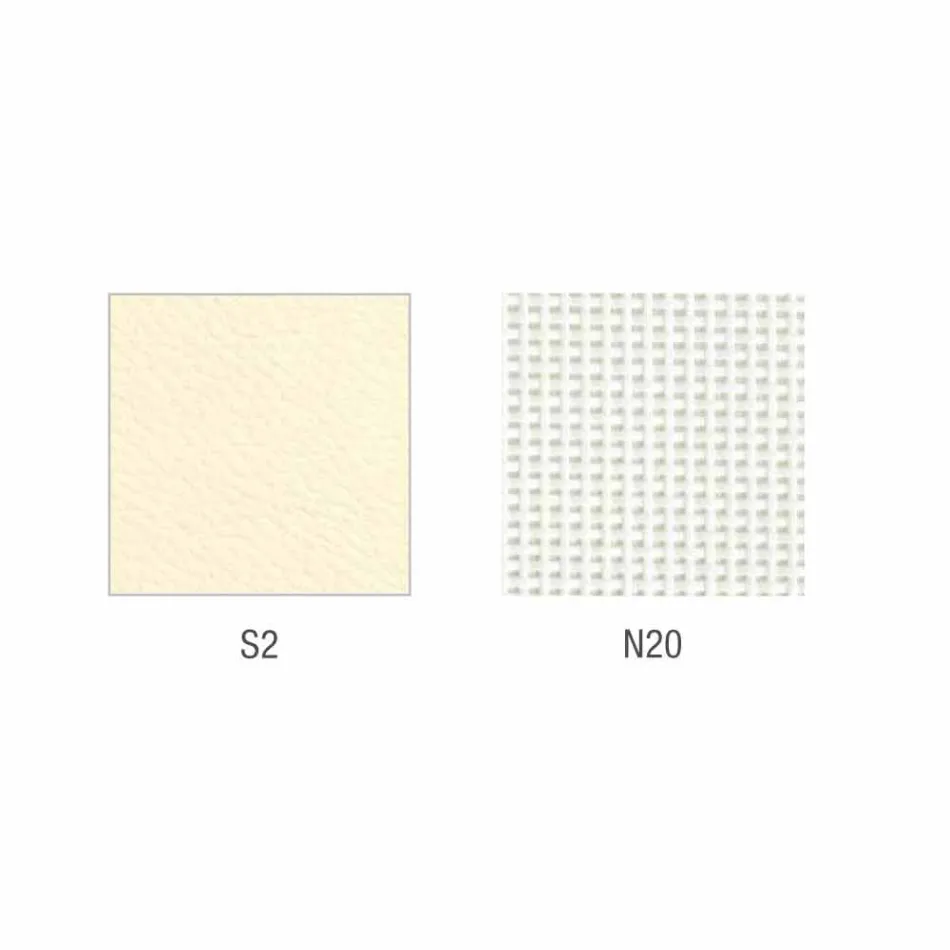 كرسي مينا المصنوع من الجلد الصناعي شبه الاتجاهي والعملي مصنوع في إيطاليا Viadurini