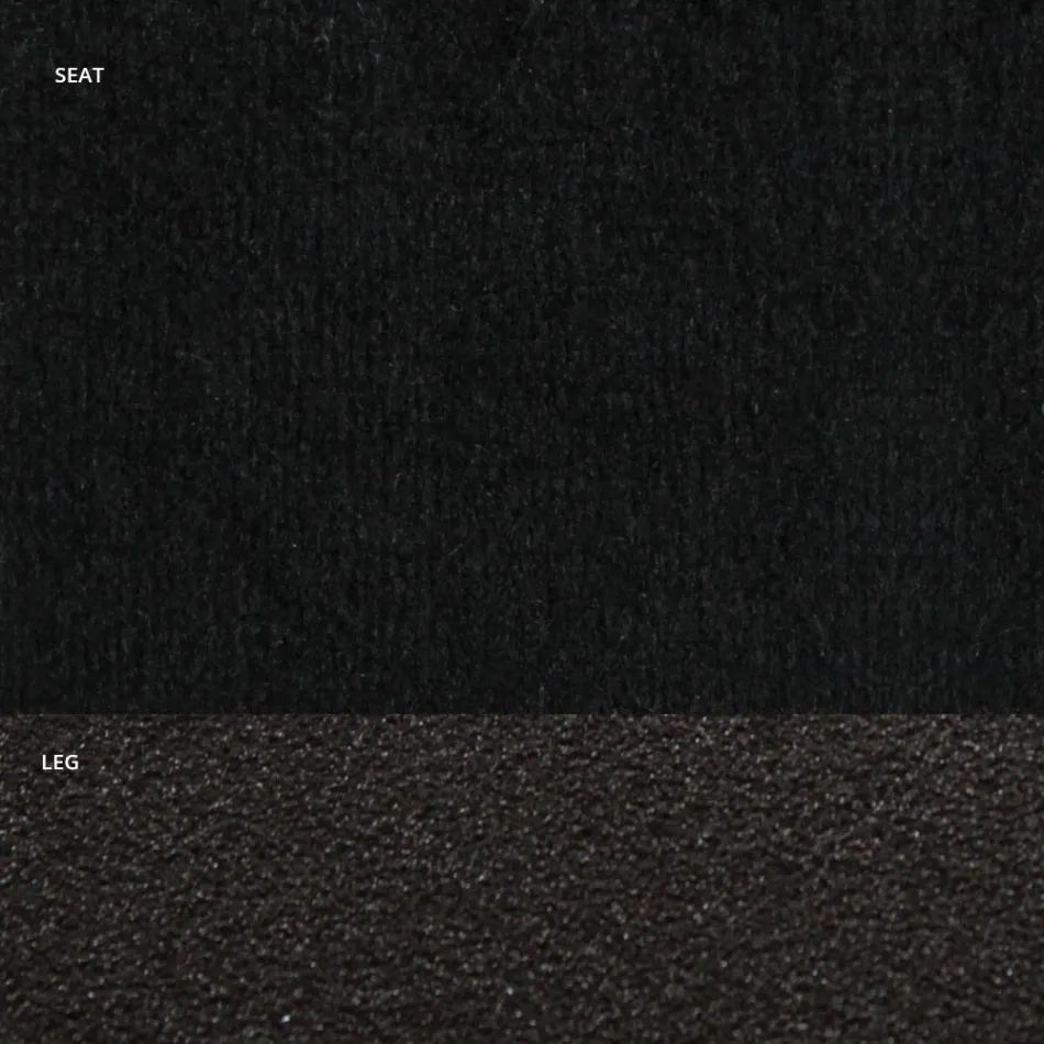 كرسي من المخمل والفولاذ المطلي بورنيش RAL، صنع في إيطاليا، 4 قطع - ماريابينا Viadurini