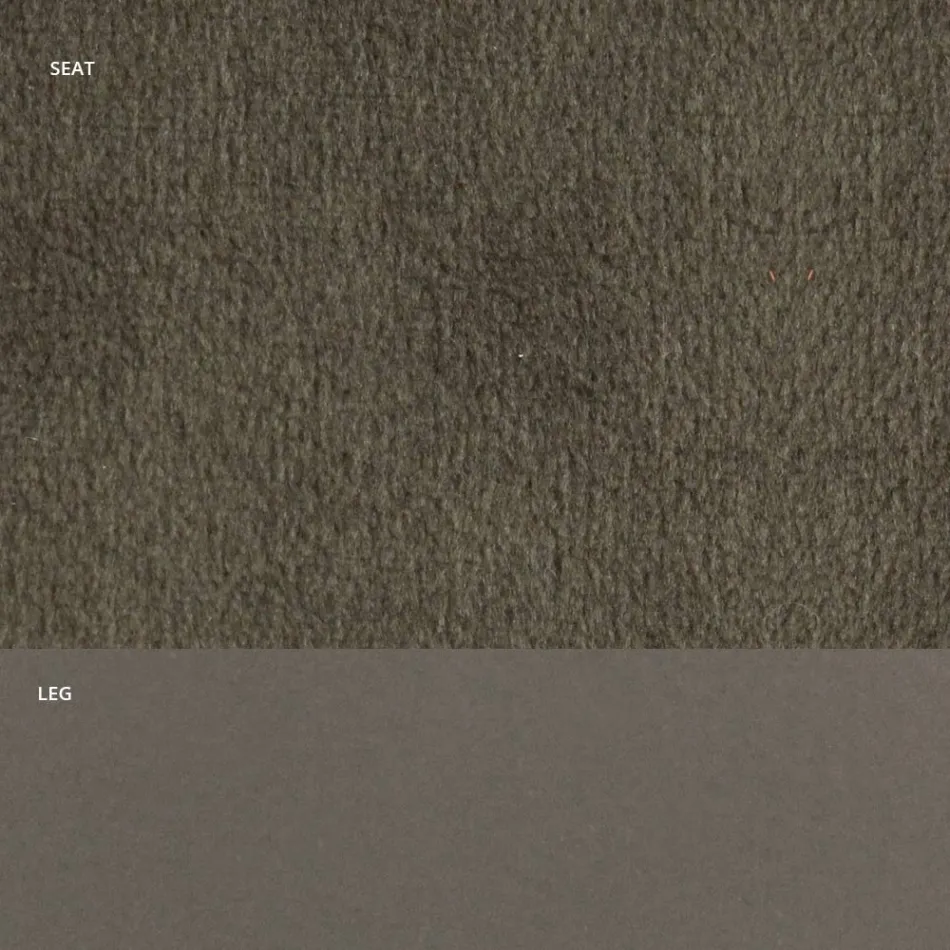 كرسي من المخمل والفولاذ المطلي بورنيش RAL، صنع في إيطاليا، 4 قطع - ماريابينا Viadurini