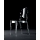 كرسي قابل للتكديس داخليًا أو خارجيًا مصنوع من البولي كربونات الشفاف - بيانيتا Viadurini