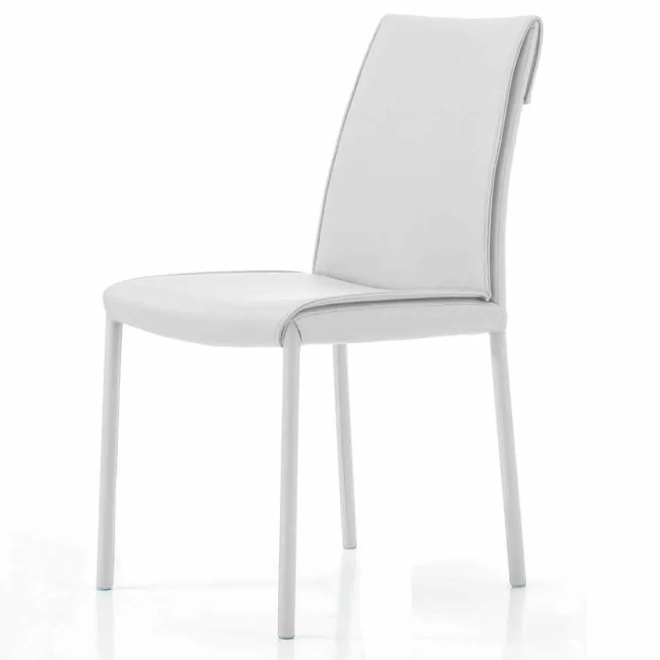 كرسي معيشة عصري مبطن ومنجد، صنع في إيطاليا - موناليزا Viadurini