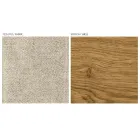 كرسي غرفة المعيشة الحديثة بأقمشة مختلفة مع هيكل خشبي - Wolter Viadurini