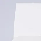 كرسي غرفة معيشة عصري مصنوع من الجلد البيئي والمعدن، صنع في إيطاليا - ريكا Viadurini