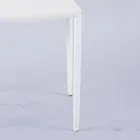 كرسي غرفة معيشة عصري مصنوع من الجلد البيئي والمعدن، صنع في إيطاليا - ريكا Viadurini