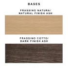 كرسي حديث بتصميم أنيق من القماش مع إطار وخشب - سكارات Viadurini