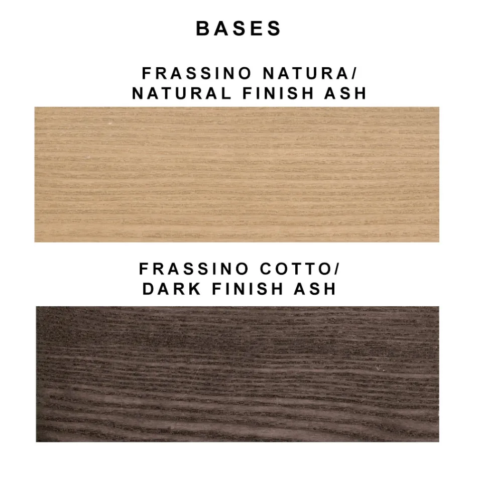 كرسي حديث بتصميم أنيق من القماش مع إطار وخشب - سكارات Viadurini