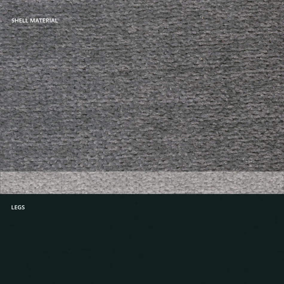 كرسي حديث من القماش وأرجل مثلثة صنع في إيطاليا، أوريلا Viadurini