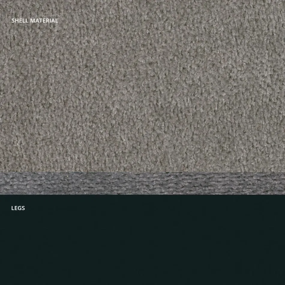 كرسي حديث من القماش وأرجل مثلثة صنع في إيطاليا، أوريلا Viadurini