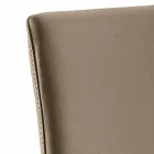 كرسي طعام بتصميم من الجلد الصناعي من Abbie، صنع في إيطاليا Viadurini