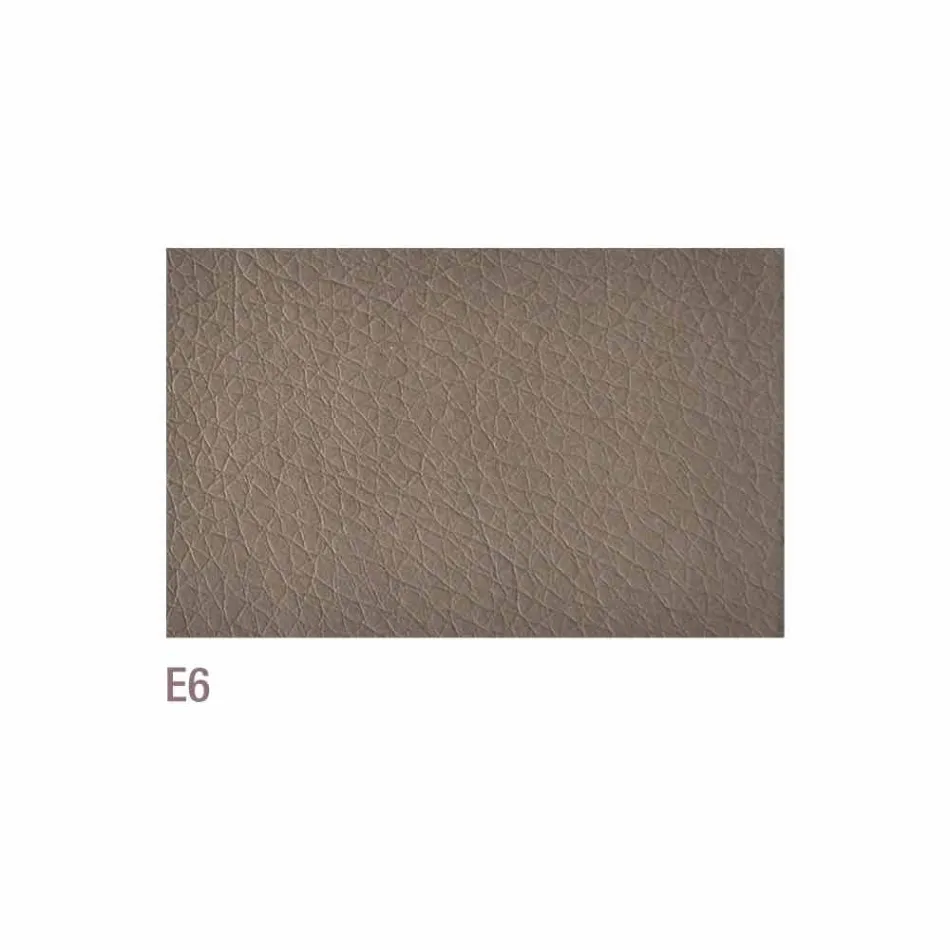 كرسي طعام بتصميم من الجلد الصناعي من Abbie، صنع في إيطاليا Viadurini