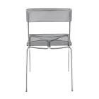 كرسي طعام من البليكسيجلاس، صنع في إيطاليا، قطعتان - شارلوت Viadurini