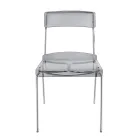 كرسي طعام من البليكسيجلاس، صنع في إيطاليا، قطعتان - شارلوت Viadurini