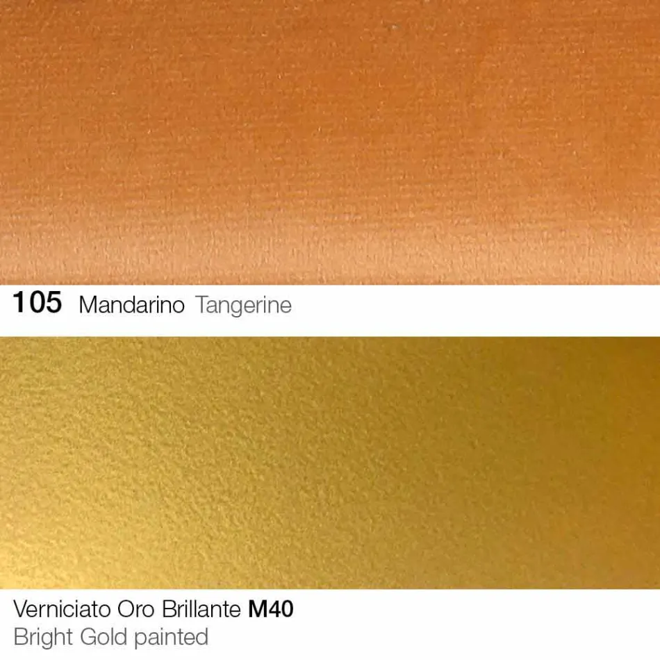 كرسي طعام من القماش بأرجل ذهبية، صنع في إيطاليا - ماركيزي Viadurini