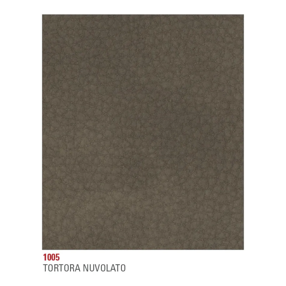 كرسي طعام مُنجّد بجلد صديق للبيئة، صنع في إيطاليا، قطعتان - بلجيكي Viadurini